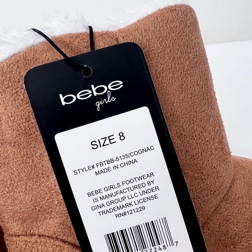 BEBE girls faux suede boots - Picture 5 of 6